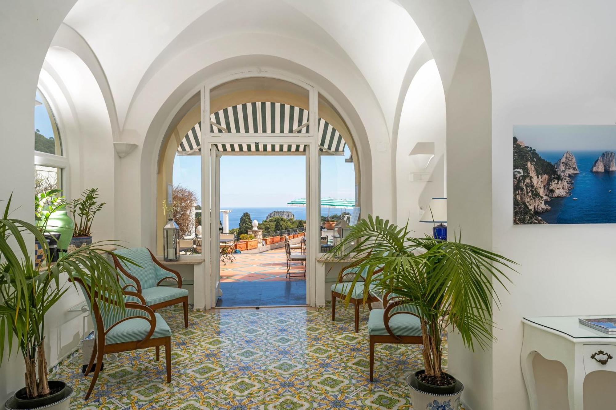 Sina Flora Hotell Capri Exteriör bild
